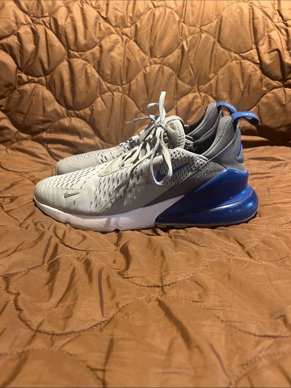 Kids nike Sneakers - Gray and Blue